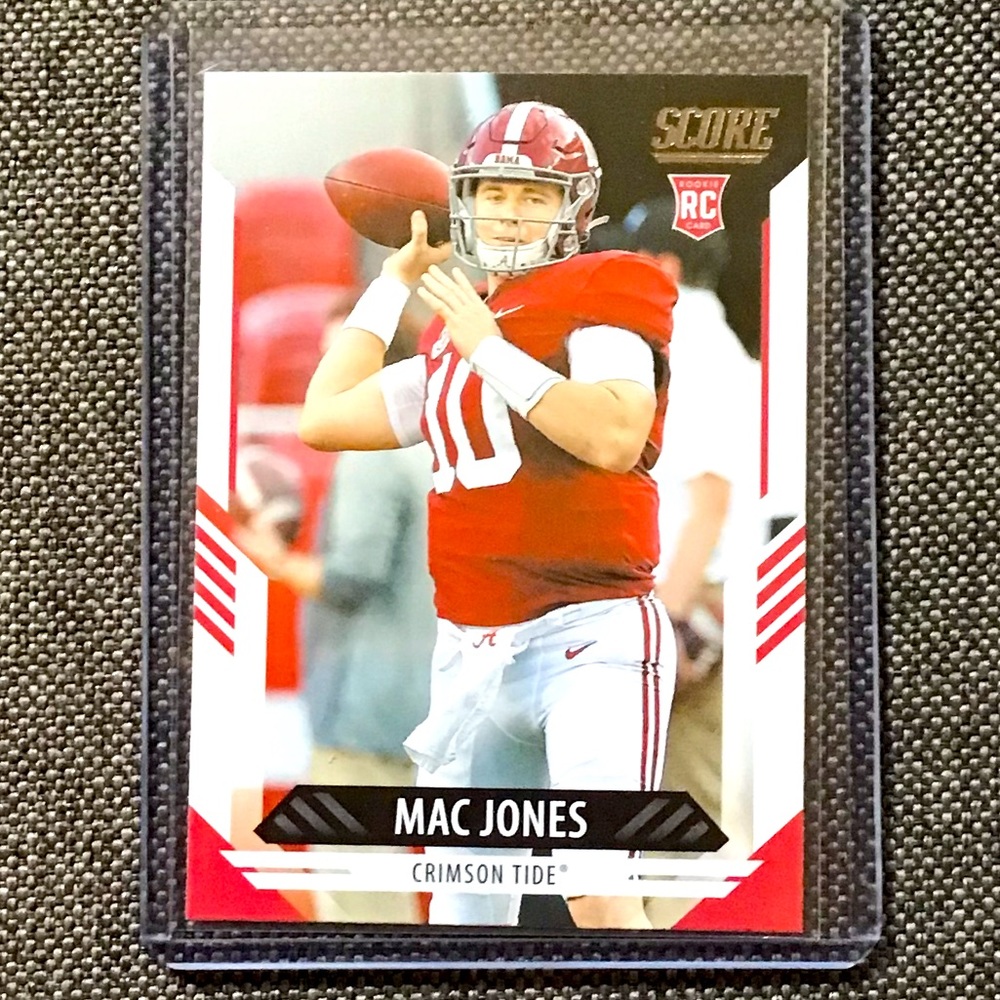 Mac Jones 2021 Panini Score Rookie Card 2021 Panini Score Rookie card